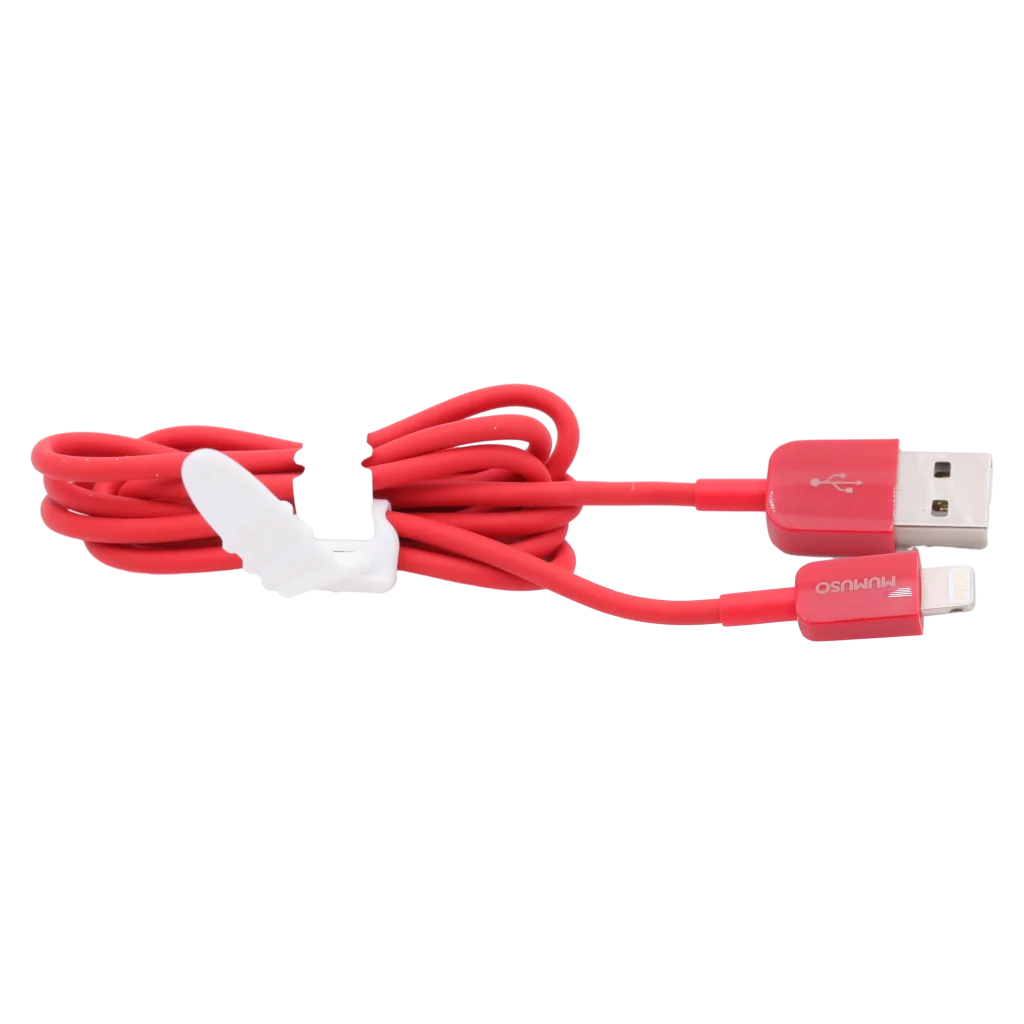 USB-Ladekabel mit Lightning-Anschluss, 1 m (Rot)