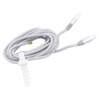 USB-Ladekabel 2 m aus TPE mit Lightning-Anschluss (Silber)