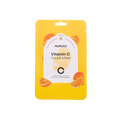 Vitamin C Gesichtsmaske, feuchtigkeitsspendend, für strahlende Haut (Gelb)