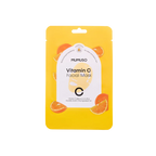 Vitamin C Gesichtsmaske, feuchtigkeitsspendend, für strahlende Haut (Gelb)