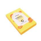 Vitamin C Gesichtsmaske, feuchtigkeitsspendend, für strahlende Haut (Gelb)