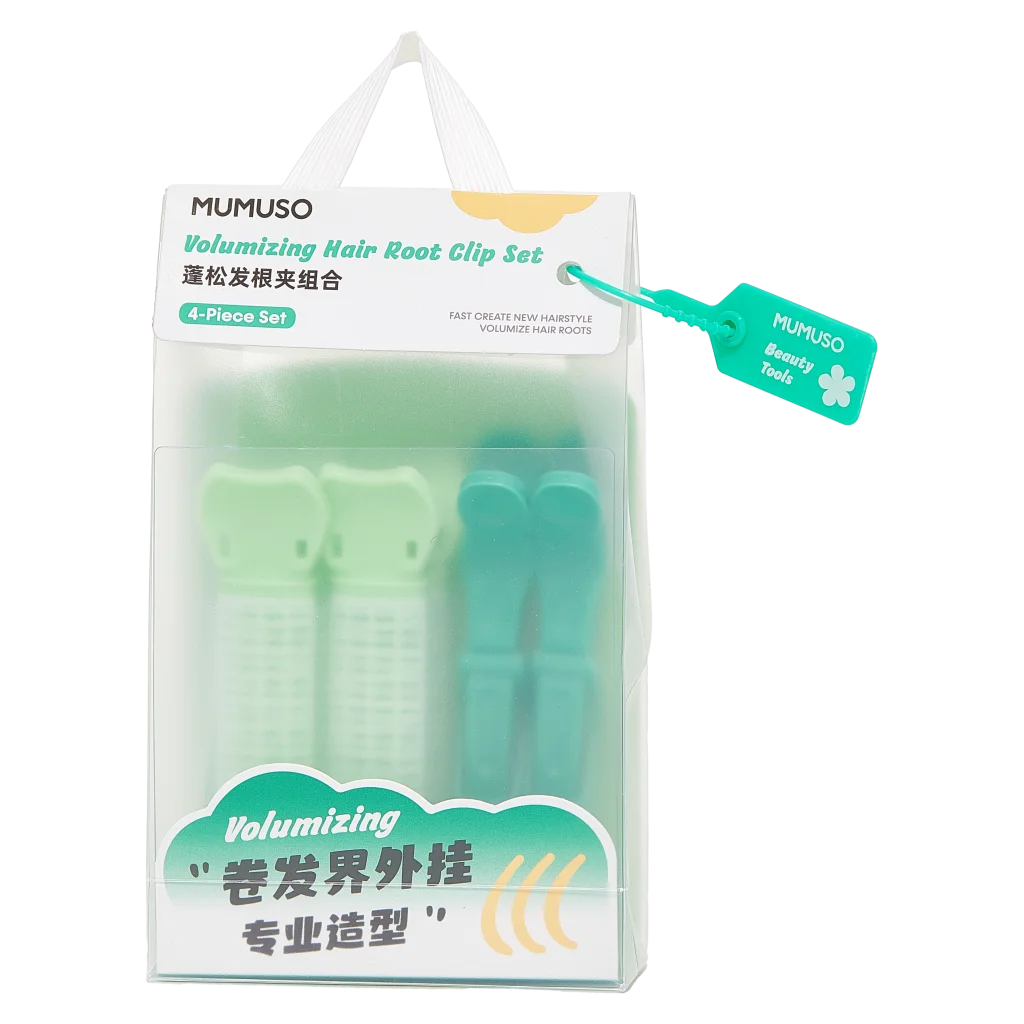 Volumen Haarwurzel-Clip Set aus Kunststoff für Haarstyling (Mint/Hellgrün/Türkis)