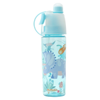 Wasserflasche aus Kunststoff mit Dinosaurier-Design, 500 ml (Blau)