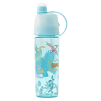 Wasserflasche aus Kunststoff mit Dinosaurier-Design, 500 ml (Blau)