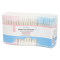 300er-Pack Wattestäbchen mit farbigen Enden (Rosa/Blau)