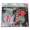 5-teiliges Weihnachtsballon-Set mit Print (Mehrfarbig)