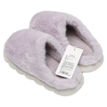 Winter Hausschuhe Damen Plüsch, Größe 38-39 (Lila/Grün/Beige/Rosa)