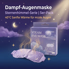 MUMUSO Dampf-Augenmaske Sternenhimmel-Serie im 5er-Pack mit sanfter Wärme