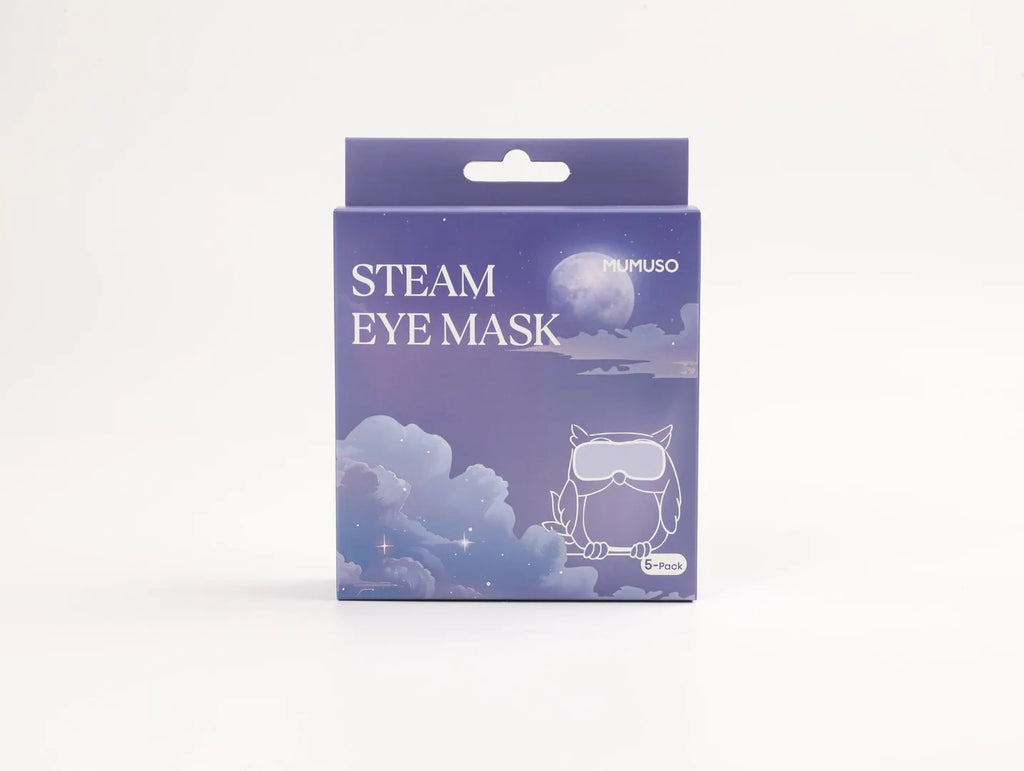 MUMUSO Steam Eye Mask Sternenhimmel-Serie 5er-Pack auf weißem Hintergrund