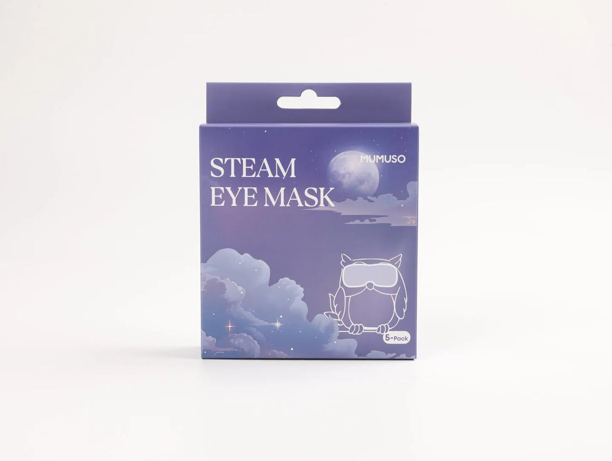 MUMUSO Steam Eye Mask Sternenhimmel-Serie 5er-Pack auf weißem Hintergrund